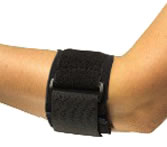 Tennis elbow straps are available from our office